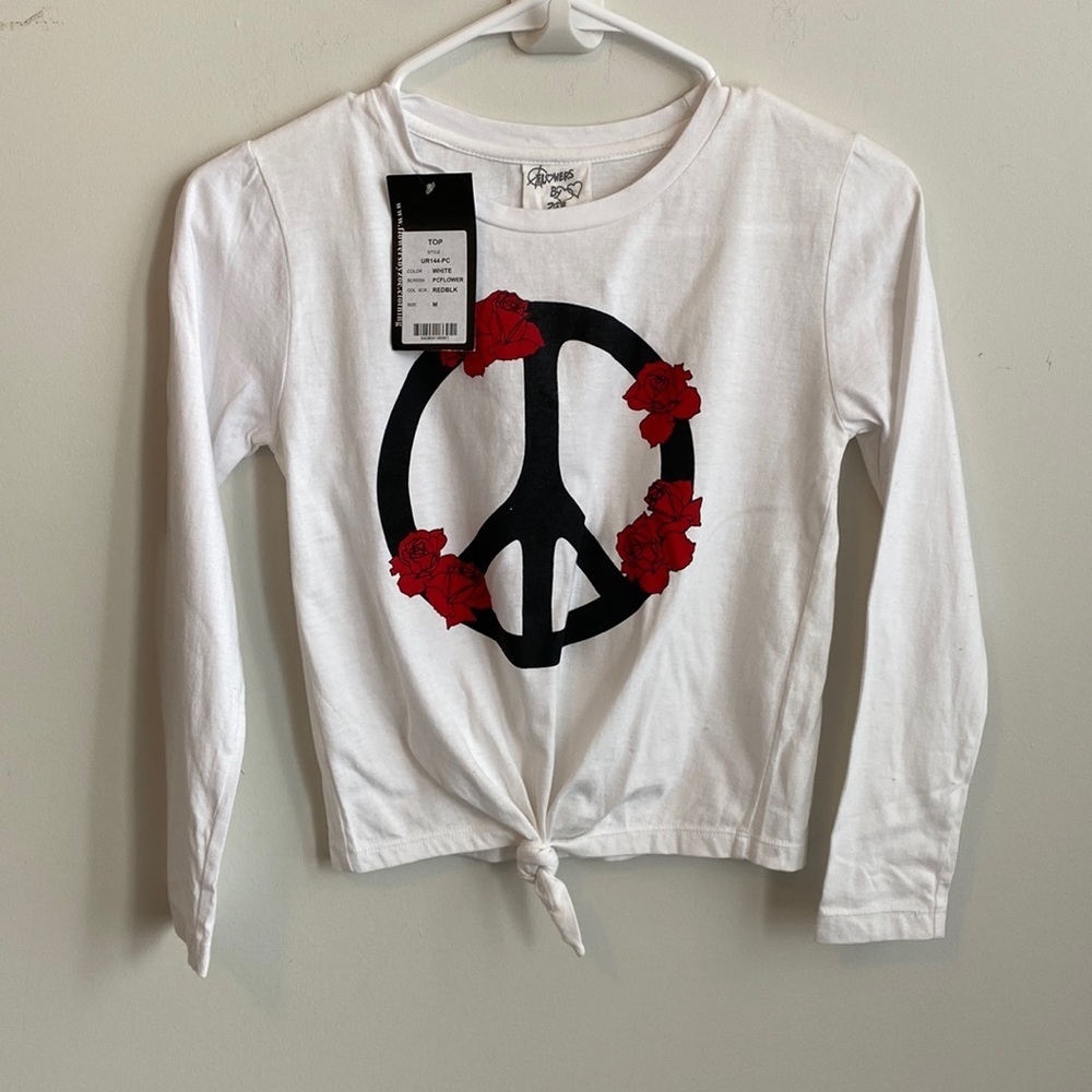 Flowers By Zoe Peace Roses Long Sleeve Tee